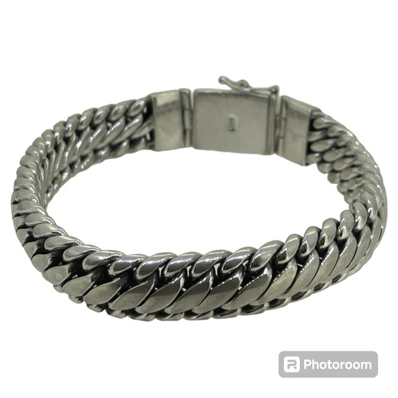 Stylish 925 sterling silver bracelet - Picture 2 of 2